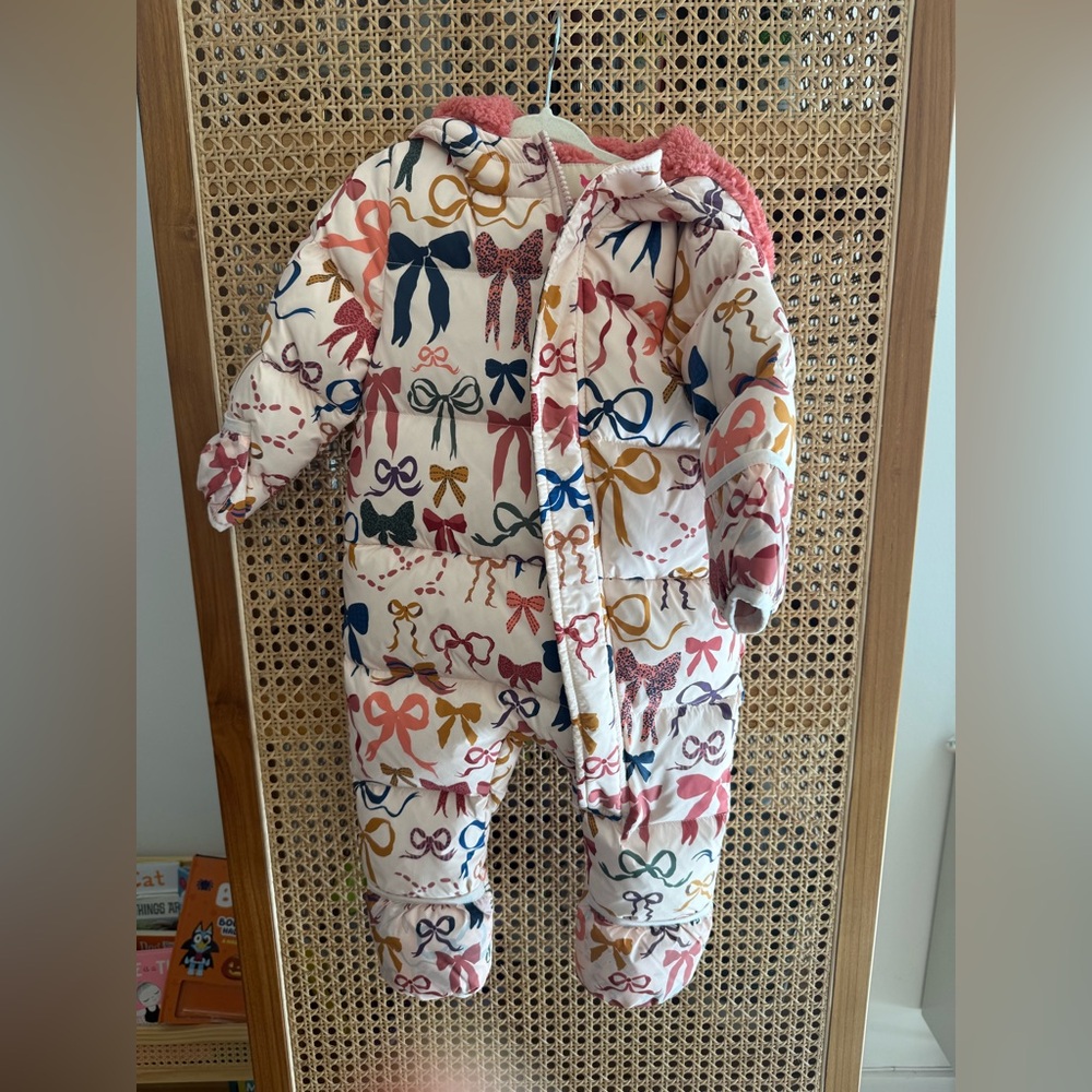 Pink Chicken Girls Snow suit size 18-24 months